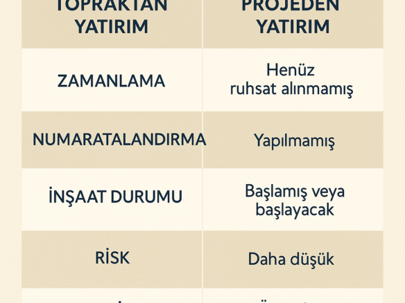 yatirim cesitleri farklari